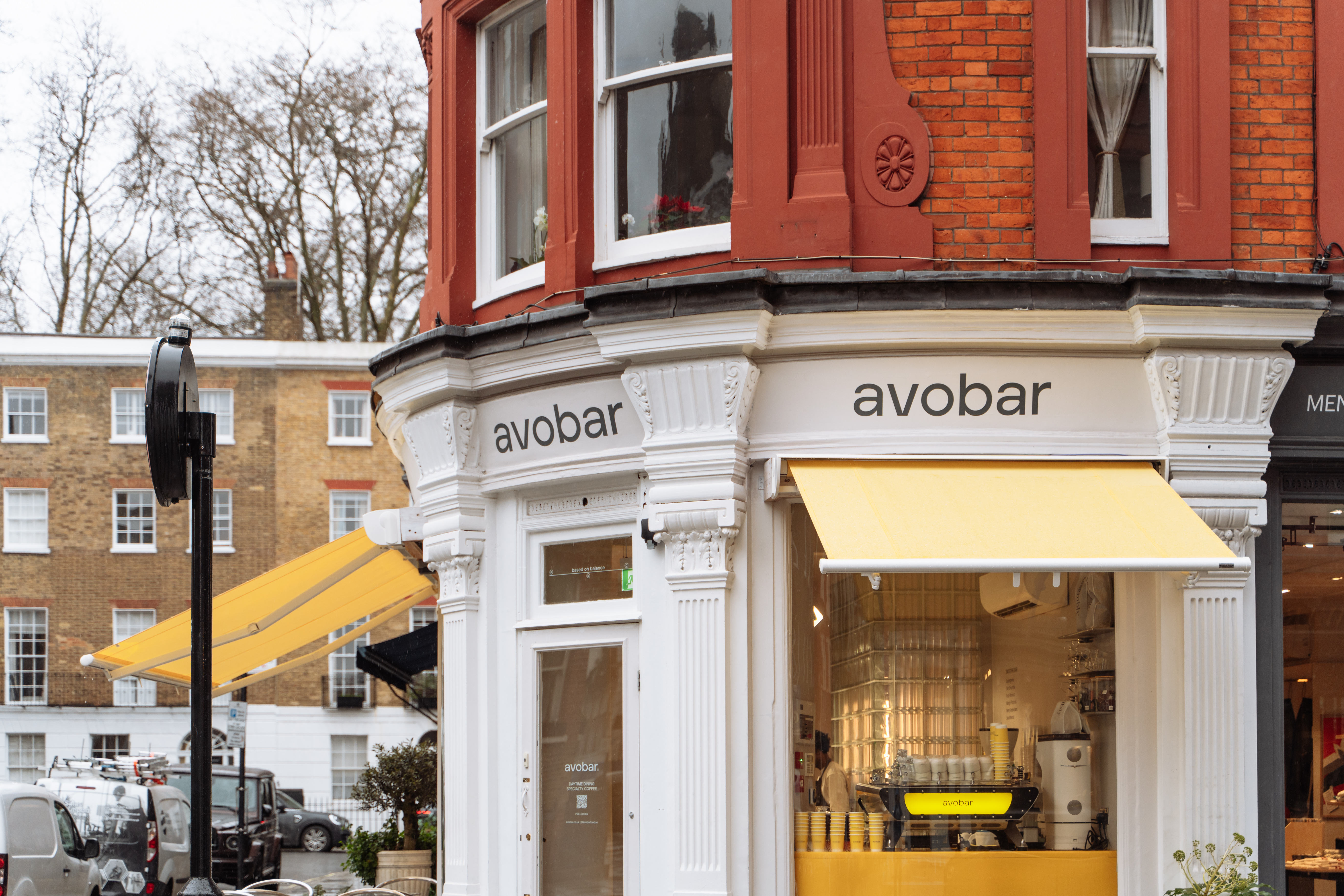 Exterior of Avobar store in London