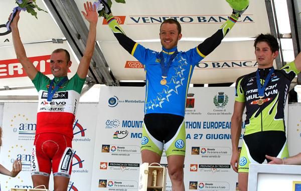 Elite men's podium