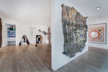 View of Private Gallery For Sale: This striking home doubles as a private art ...