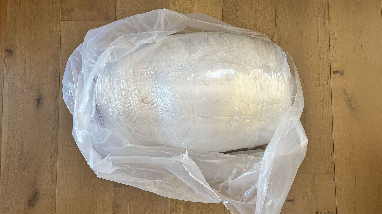 Tempur-Adapt Topper in plastic wrapping