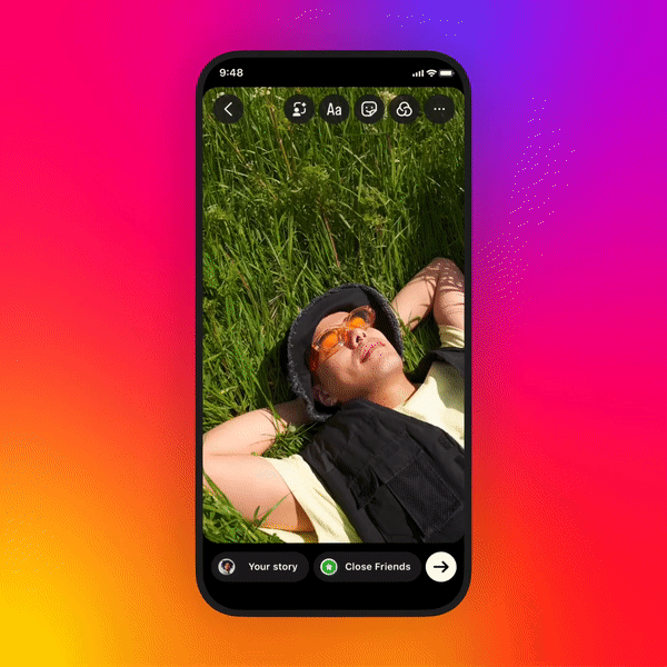 ai backdrop feature on instagram