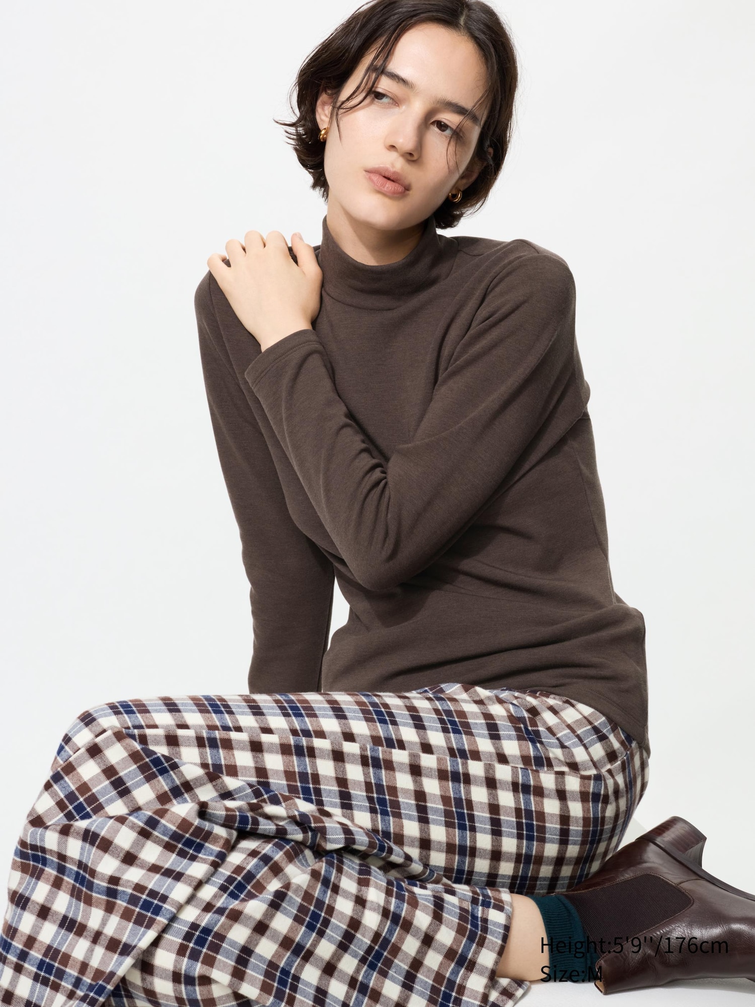 Heattech Ultra Warm High Neck T-Shirt (long Sleeve)