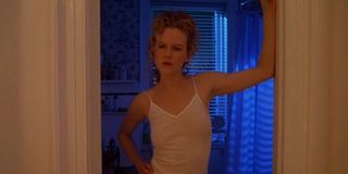 Nicole Kidman braless in Eyes Wide Shut