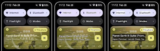 Android 16 accessibility features gives you outlined text for improved contrast and readability.