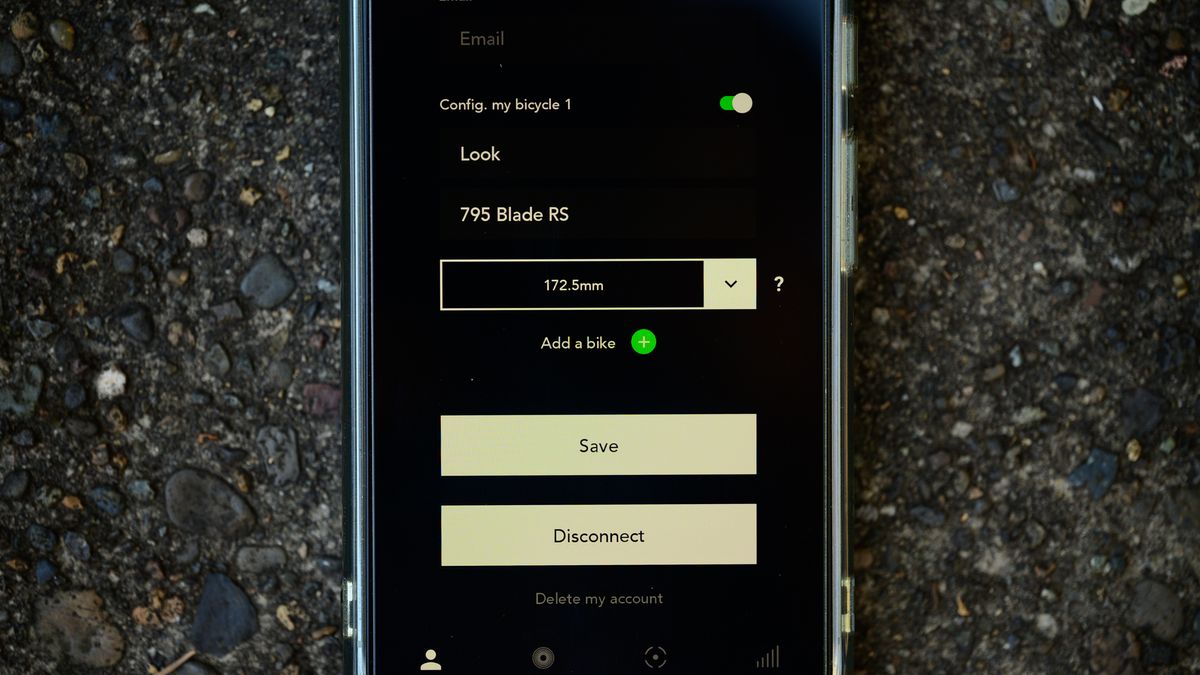 Look Keo Power Pedal app detail