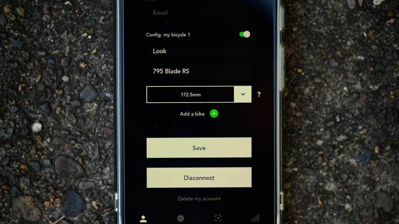 Look Keo Power Pedal app detail