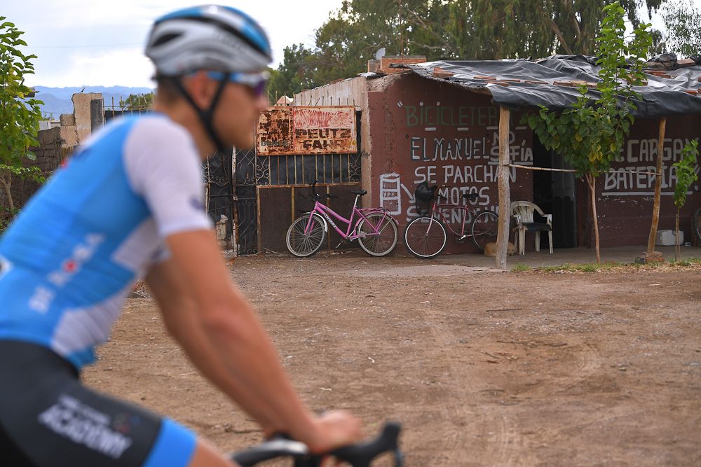 Scenery at the start of stage 5 in San Juan