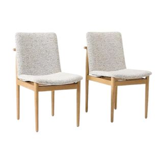 Chunky Chenille Famework Dining Chairs 