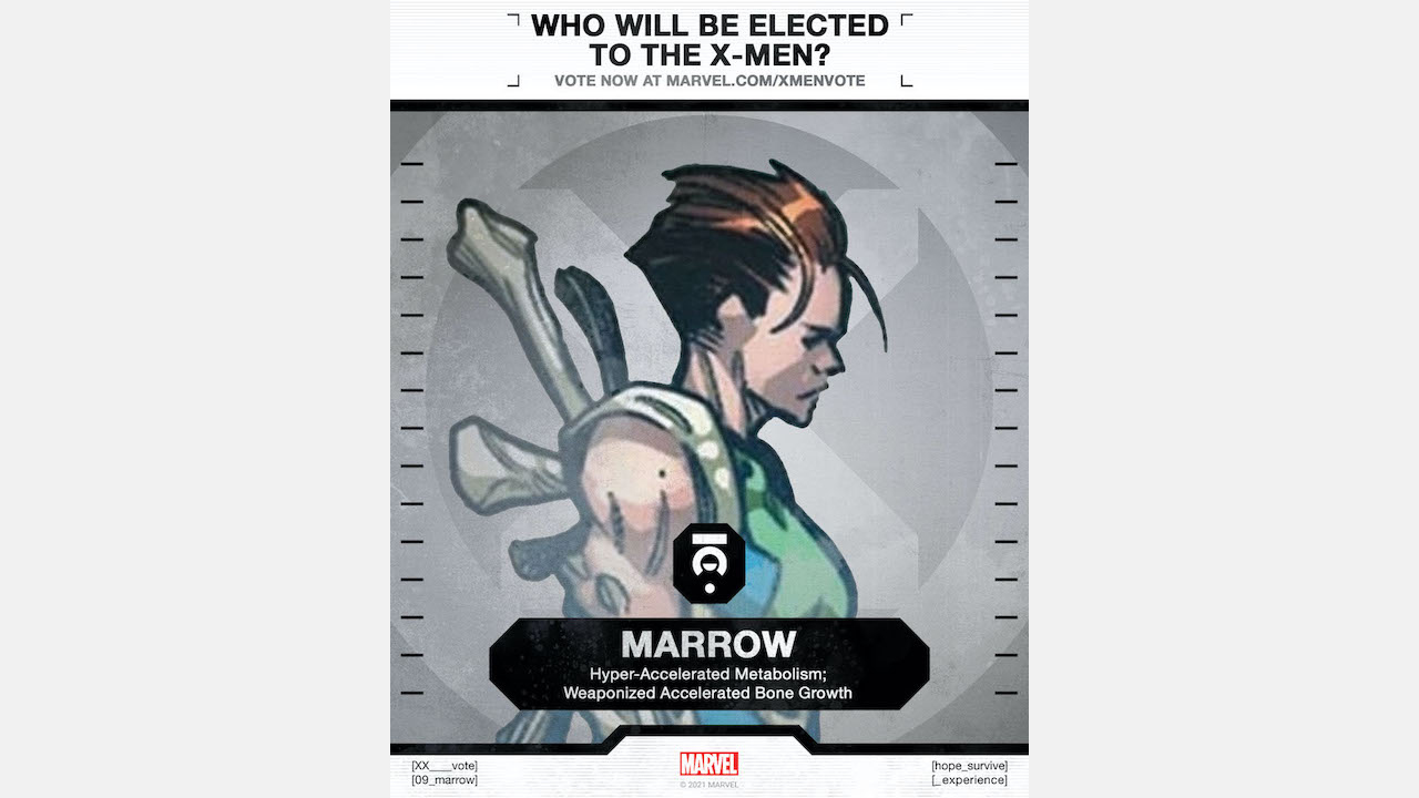 Marrow candidate card
