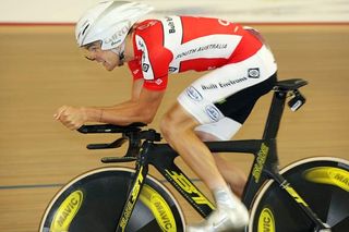 Jack Bobridge blasts towards the second fastest individual pursuit time in history