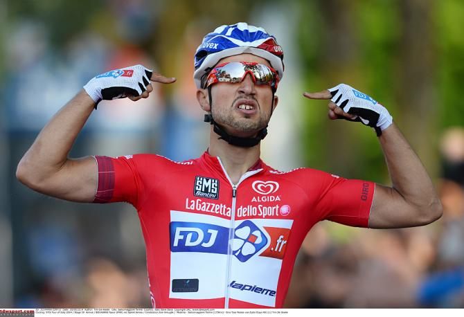 Nacer Bouhanni (FDJ) wins his third stage of the Giro d'Italia