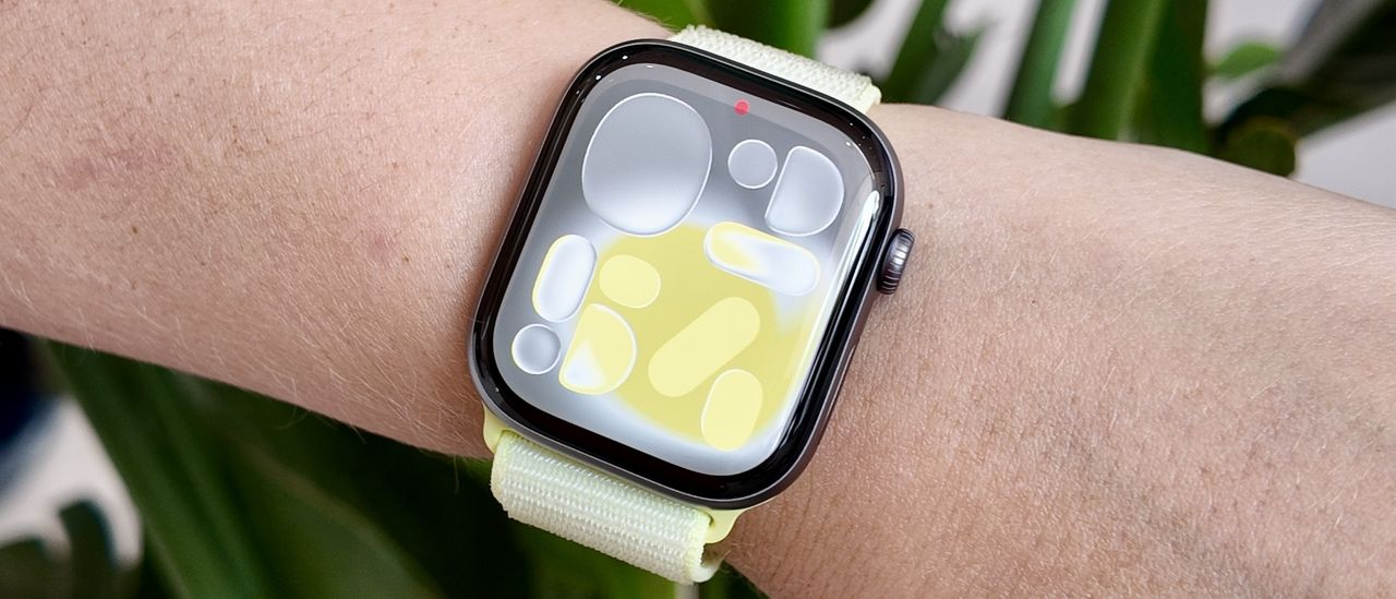 Apple Watch Series 11 showing the time