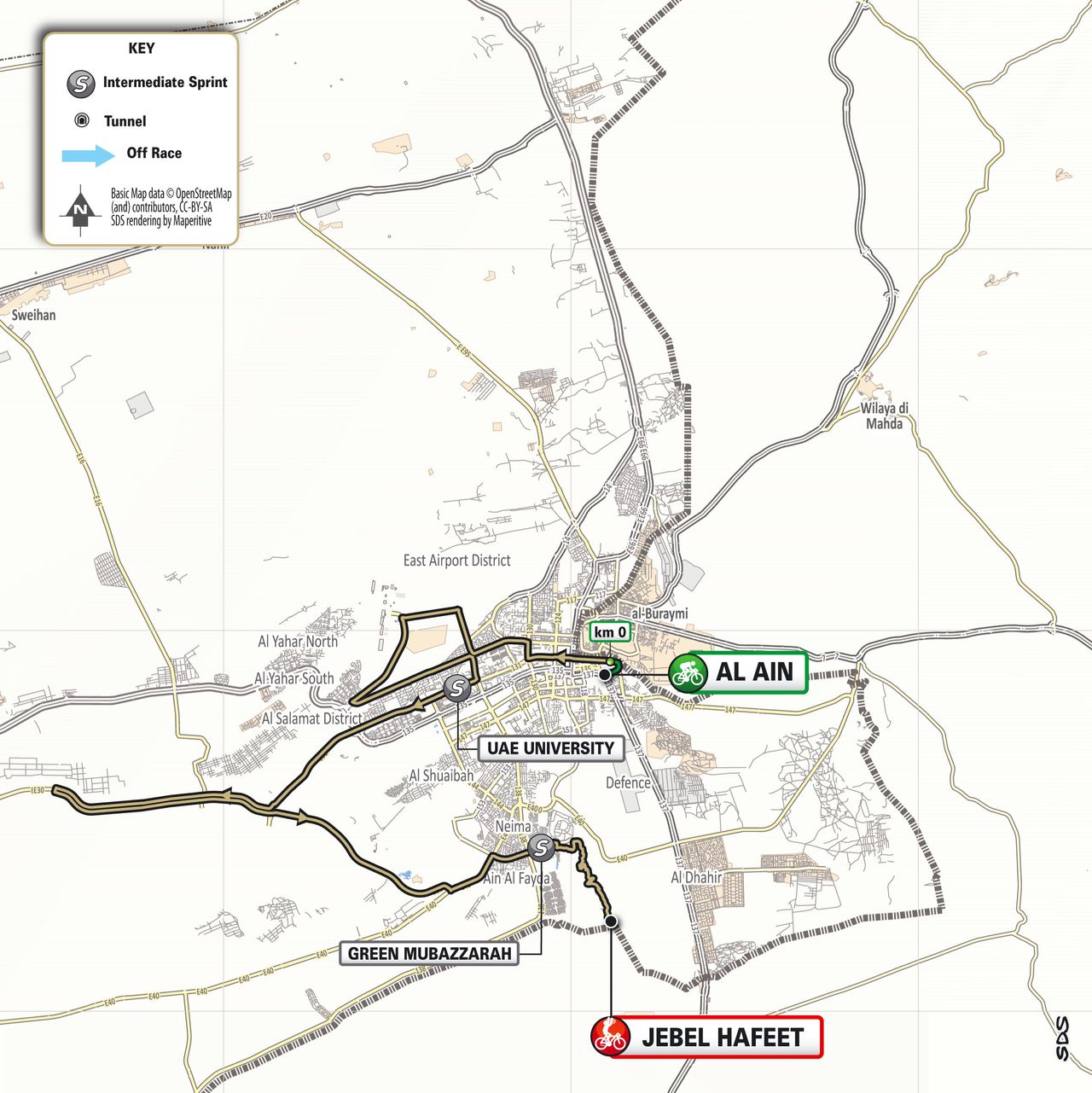 Maps and profiles for the 2024 UAE Tour Women