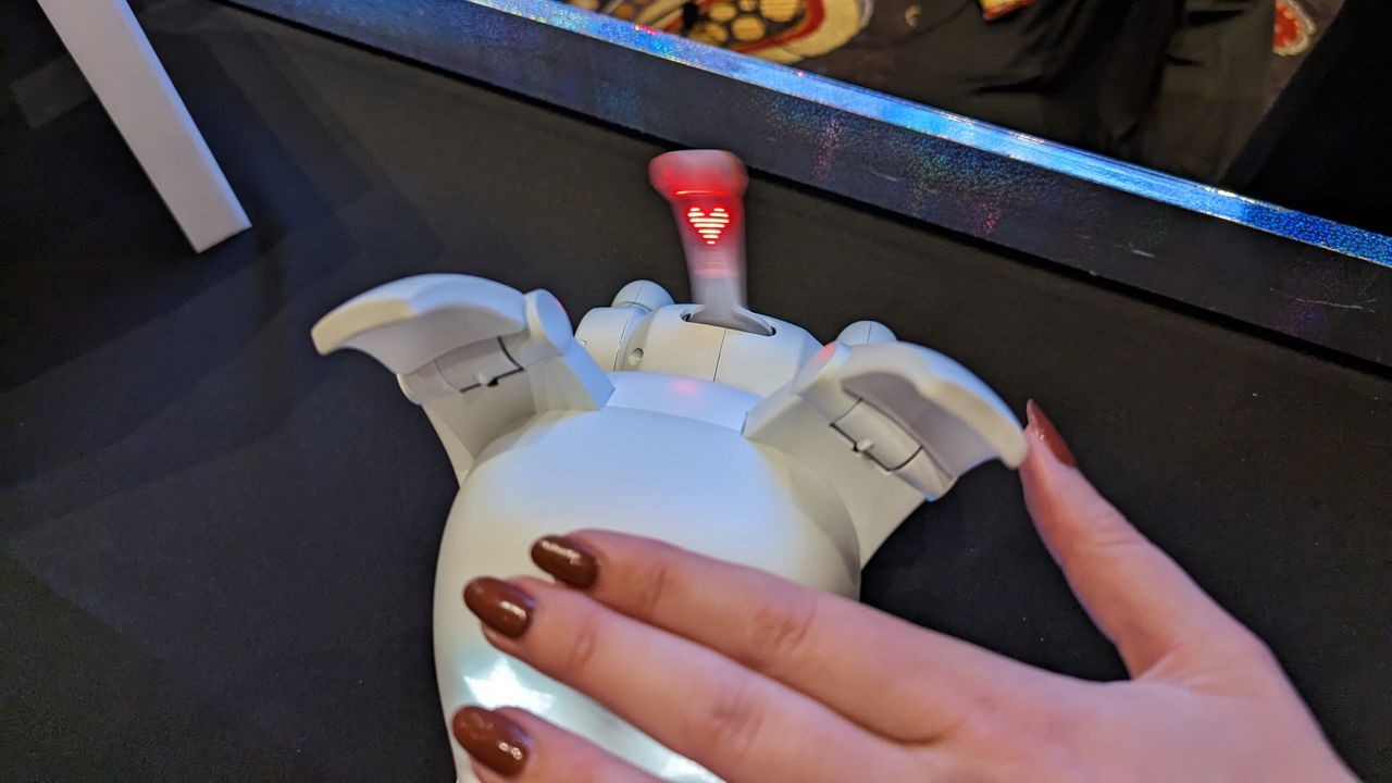 WowWee Dog-E robot dog toy at Showstoppers, CES 2023