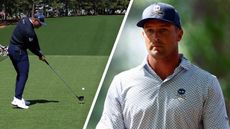 The 3 Players Outdriving Bryson DeChambeau At The Masters: Bryson DeChambeau hitting a driver at Augusta National