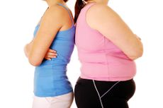 thin, fat, heavy, weight, women, skinny