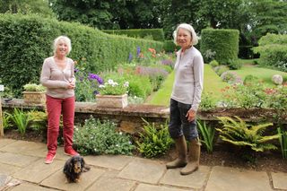 TV tonight Great British Gardens with Carol Klein Carol and Susie Pasley-Tyler at Coton Manor