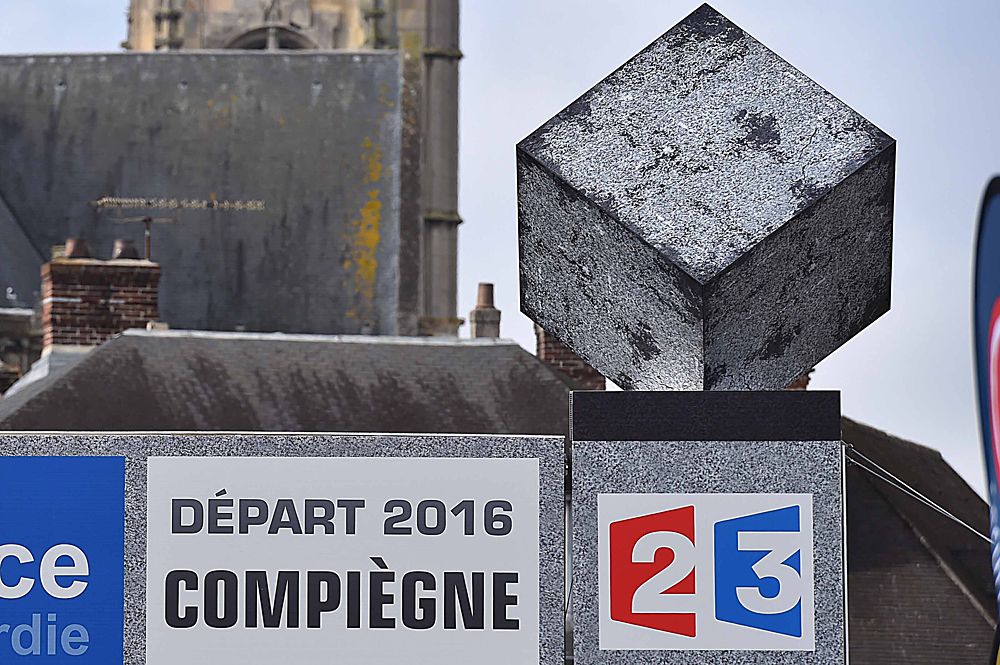 Compeigne - the start of Paris-Roubaix