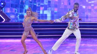 Daniella Karagach and Iman Shumpert dance on Dancing with the Stars