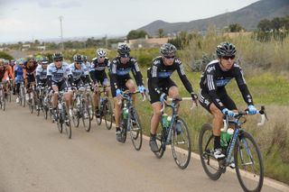 Russell Downing leads, Tour of Murcia 2011, stage one