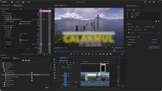 Adding titles to video editing software Adobe Premiere Pro
