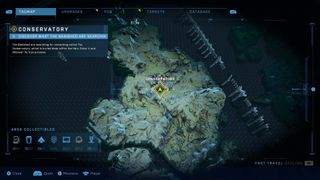 Halo Infinite conservatory mission map icon