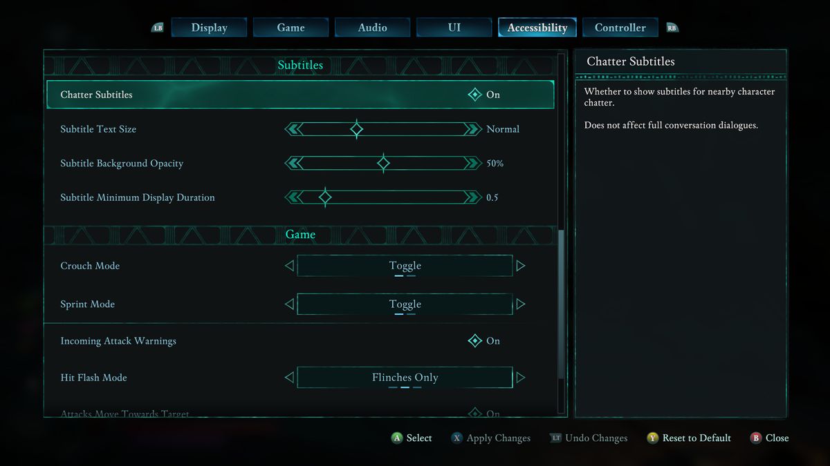 Screenshot of Avowed running on Xbox Series X.
