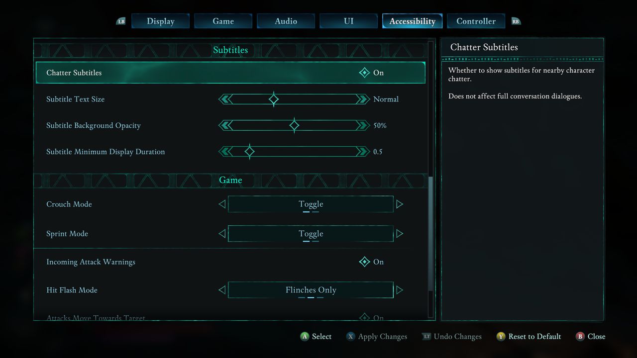 Screenshot of Avowed running on Xbox Series X.