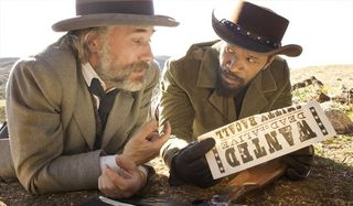 Christoph Waltz and Jamie Foxx read a bounty in Django Unchained