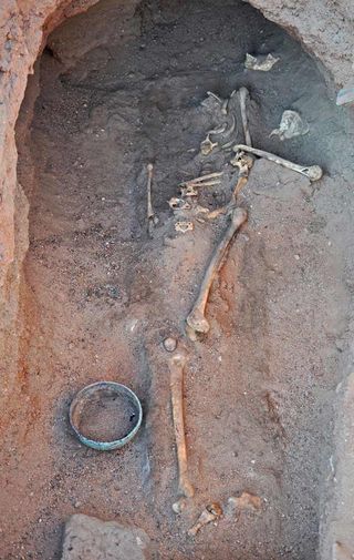 artifact found at pyramid-tombs in sudan