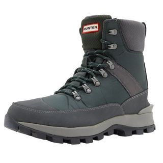Hunter Men's Recycled Polyester Commando Boots Green/Grey