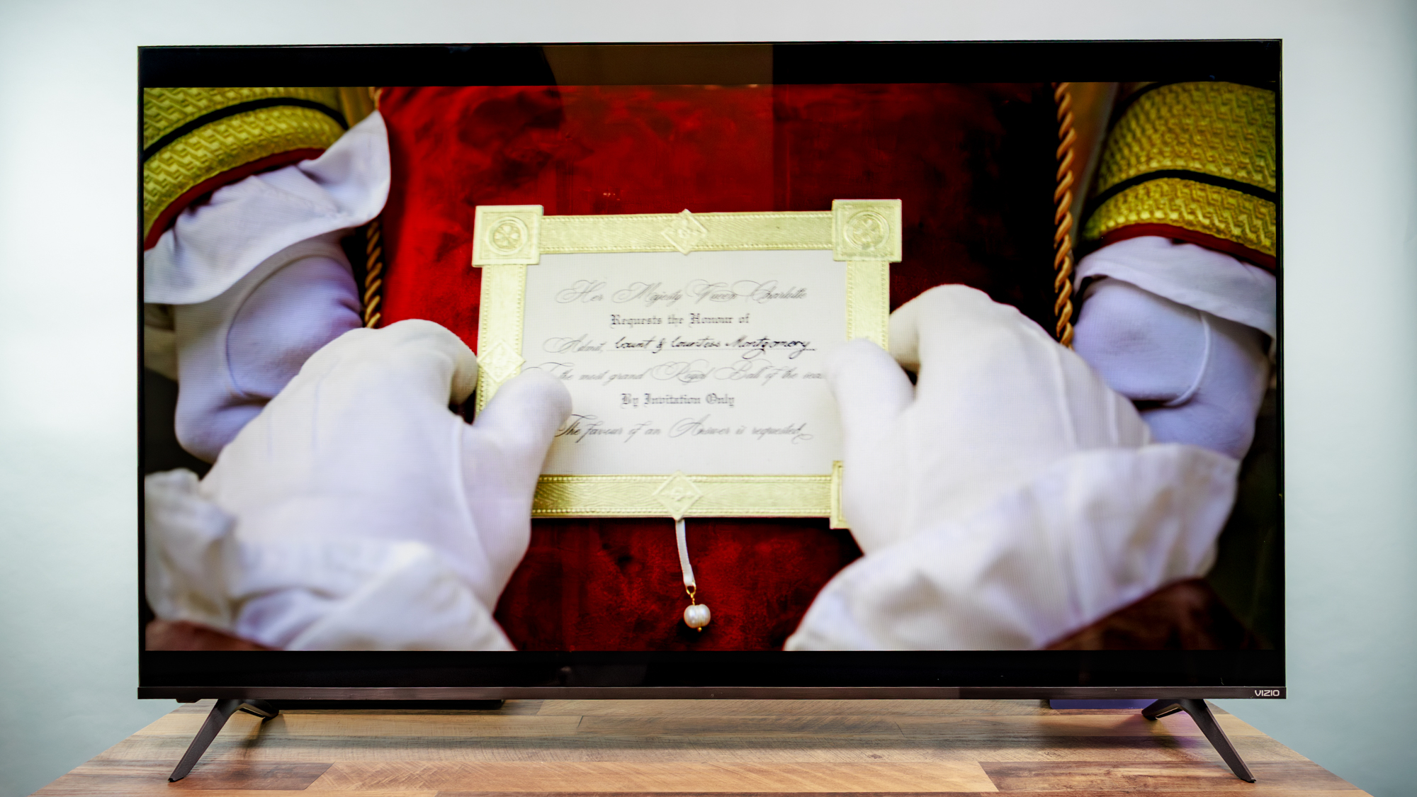 Vizio Mini LED Quantum 4K Smart TV on a table