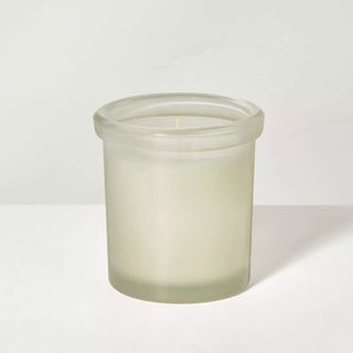 Colored Glass Ivy Jar Candle 6oz Light Green