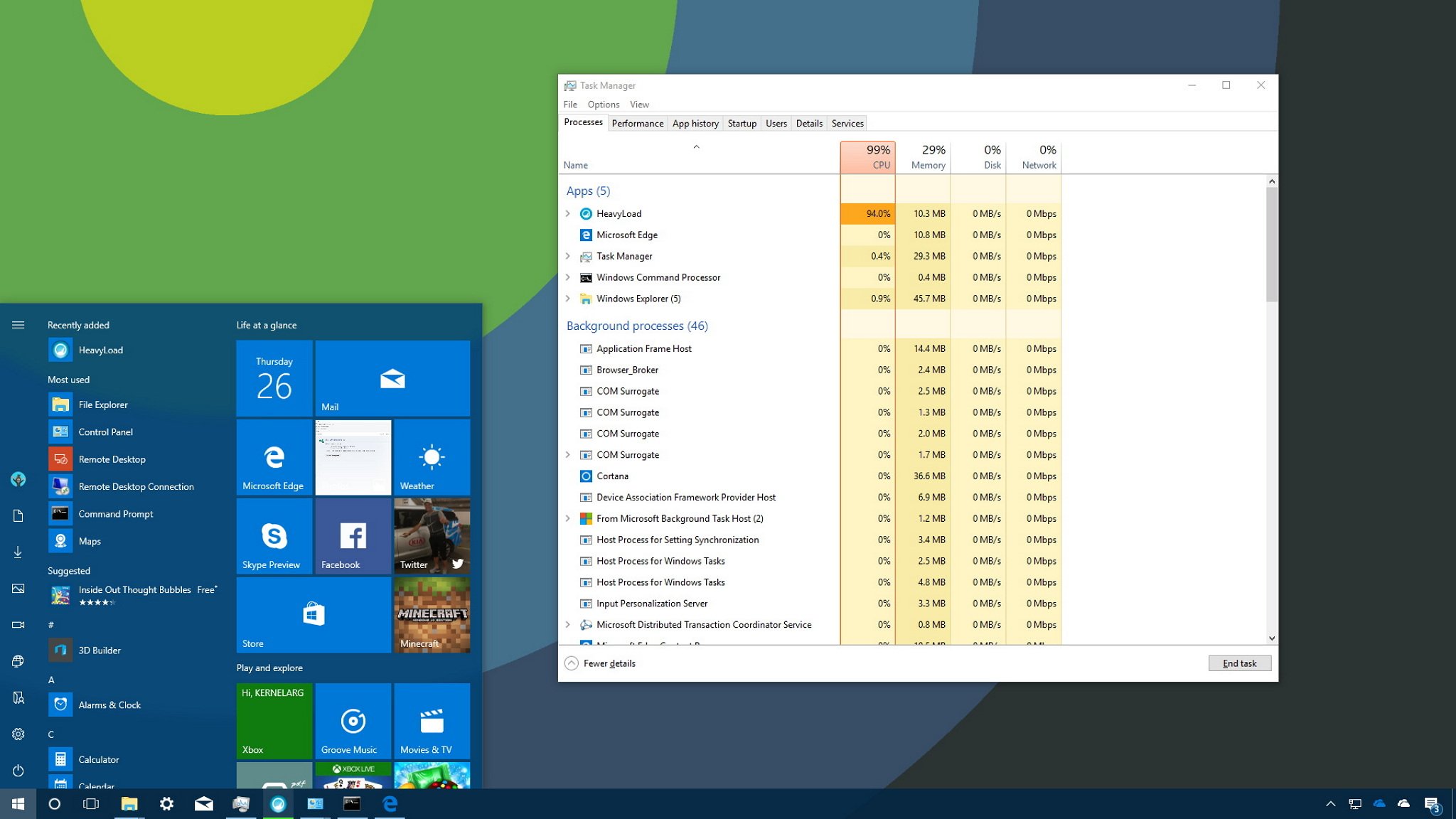 Windows 10 Task Manager là một công cụ rất hữu ích cho việc quản lý và kiểm soát tài nguyên trên máy tính. Đến với bộ sưu tập hình ảnh, bạn sẽ thấy các chức năng và tính năng mới của Task Manager, giúp tối ưu hoá tài nguyên và tăng tốc độ máy tính của bạn.