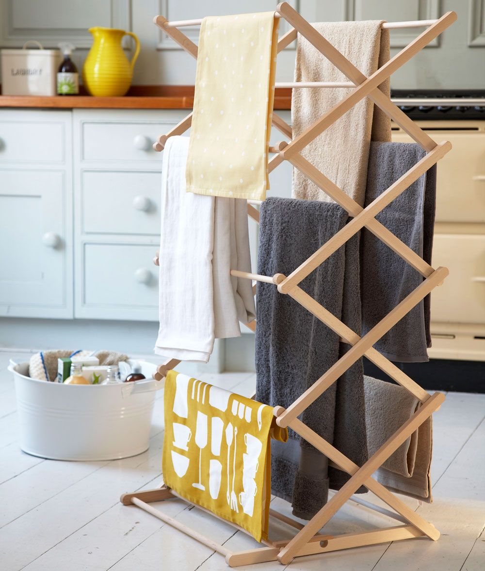 14 Practical Drying Rack ideas to dry clothes quickly and efficiently