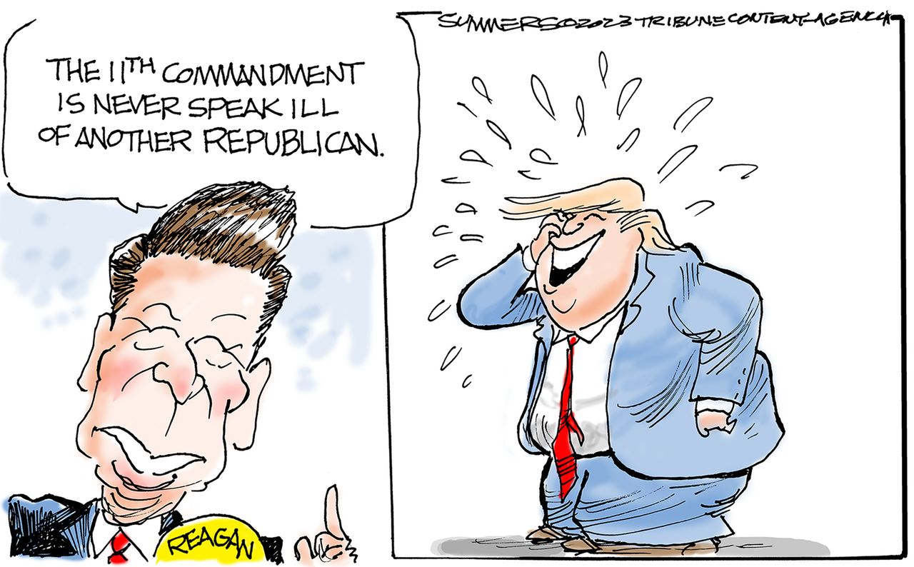 Political cartoon 