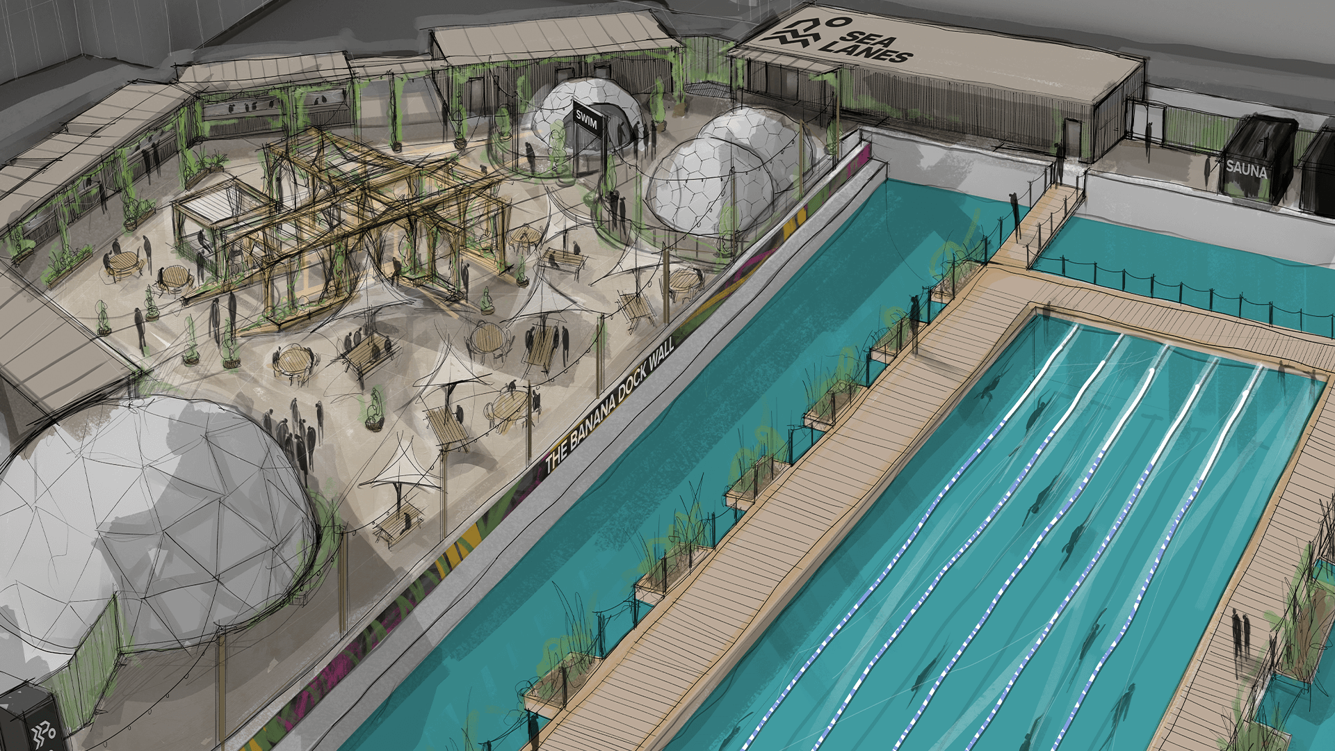 Canary Wharf Lido 