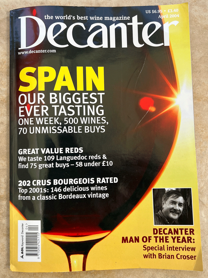 Decanter April 2004 Cover