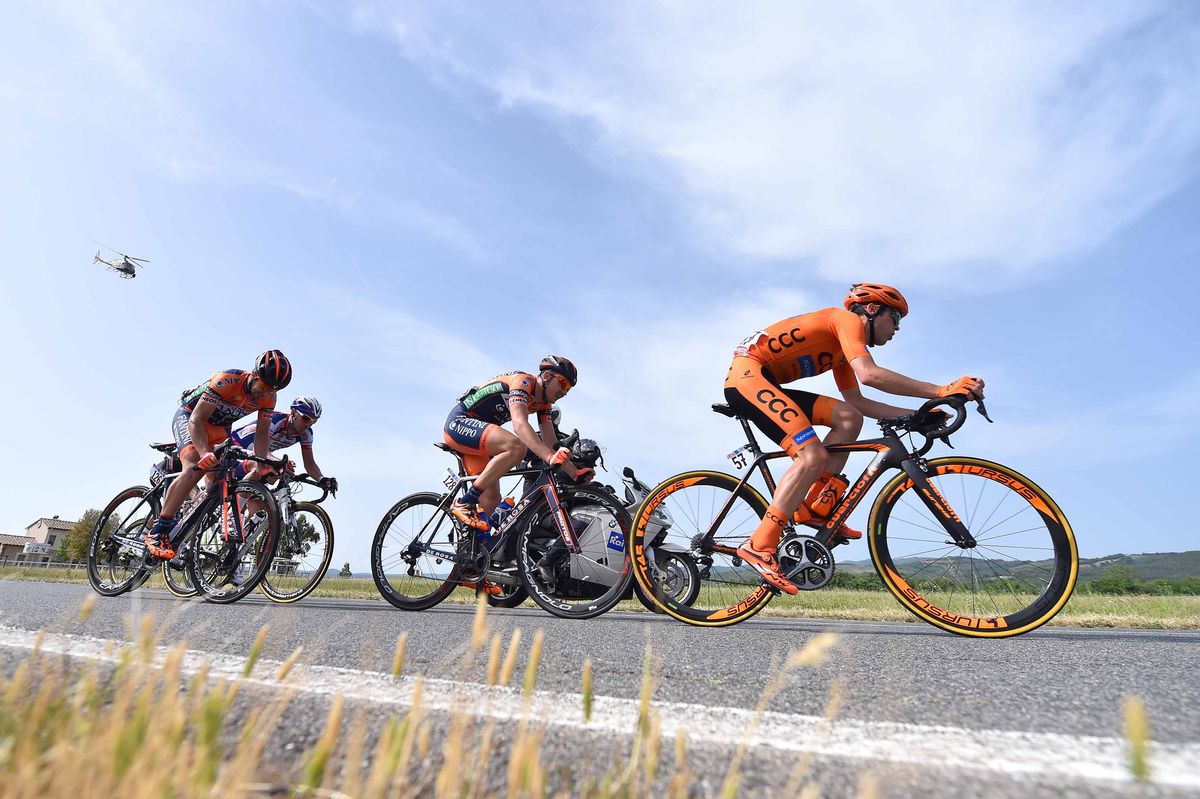 The breakaway on stage 6