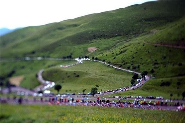 Scenic mountain passes are always part of the Tour.