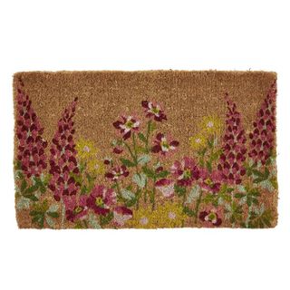 Laura Ashley natural coir Wild Meadow Floral Doormat