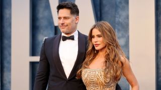 MARCH 12: Joe Manganiello and Sofía Vergara attend the 2023 Vanity Fair Oscar Party Hosted By Radhika Jones at Wallis Annenberg Center for the Performing Arts on March 12, 2023 in Beverly Hills, California.