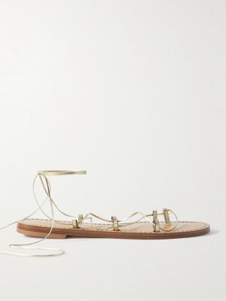 The Serengeti Metallic Leather Sandals