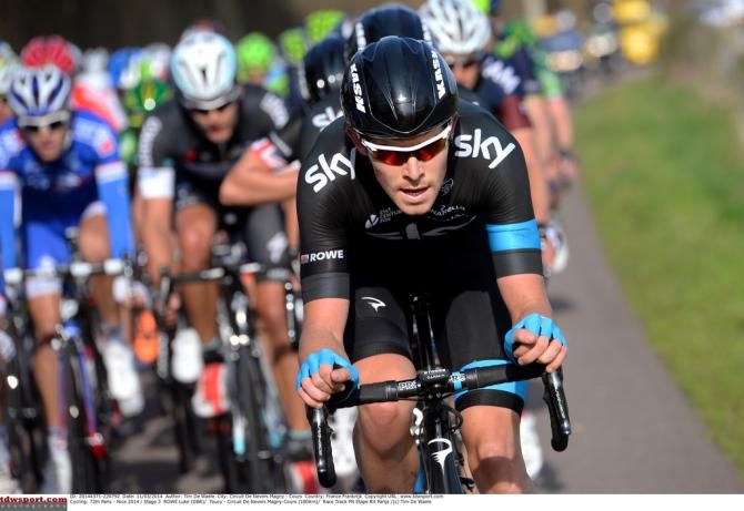 Luke Rowe (Sky) has the Isle of Man flag on his shoulder this year