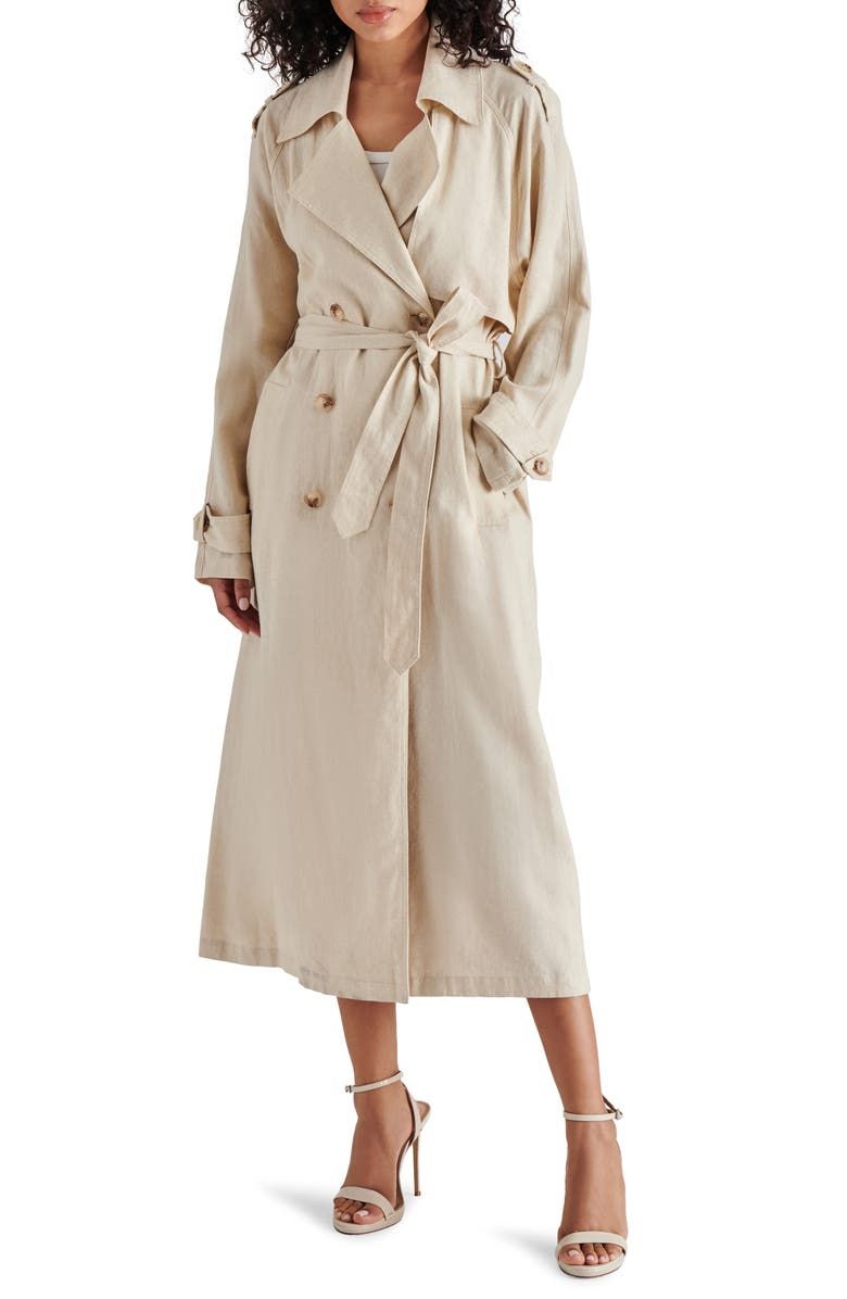Lennox Linen Blend Trench Coat