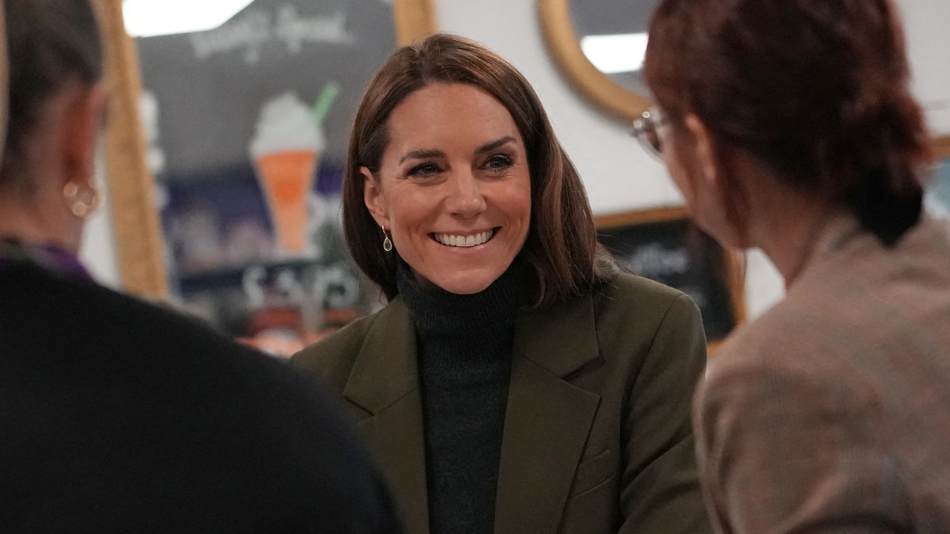 Catherine, Princess of Wales during a visit to Caf&amp;eacute; 98 inside EACH's shop in Hoveton on October 22, 2026