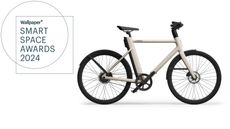 Enter the Wallpaper* Smart Space Awards 2024: logo and an image of a winner from last year, the Cowboy Cruiser eBike