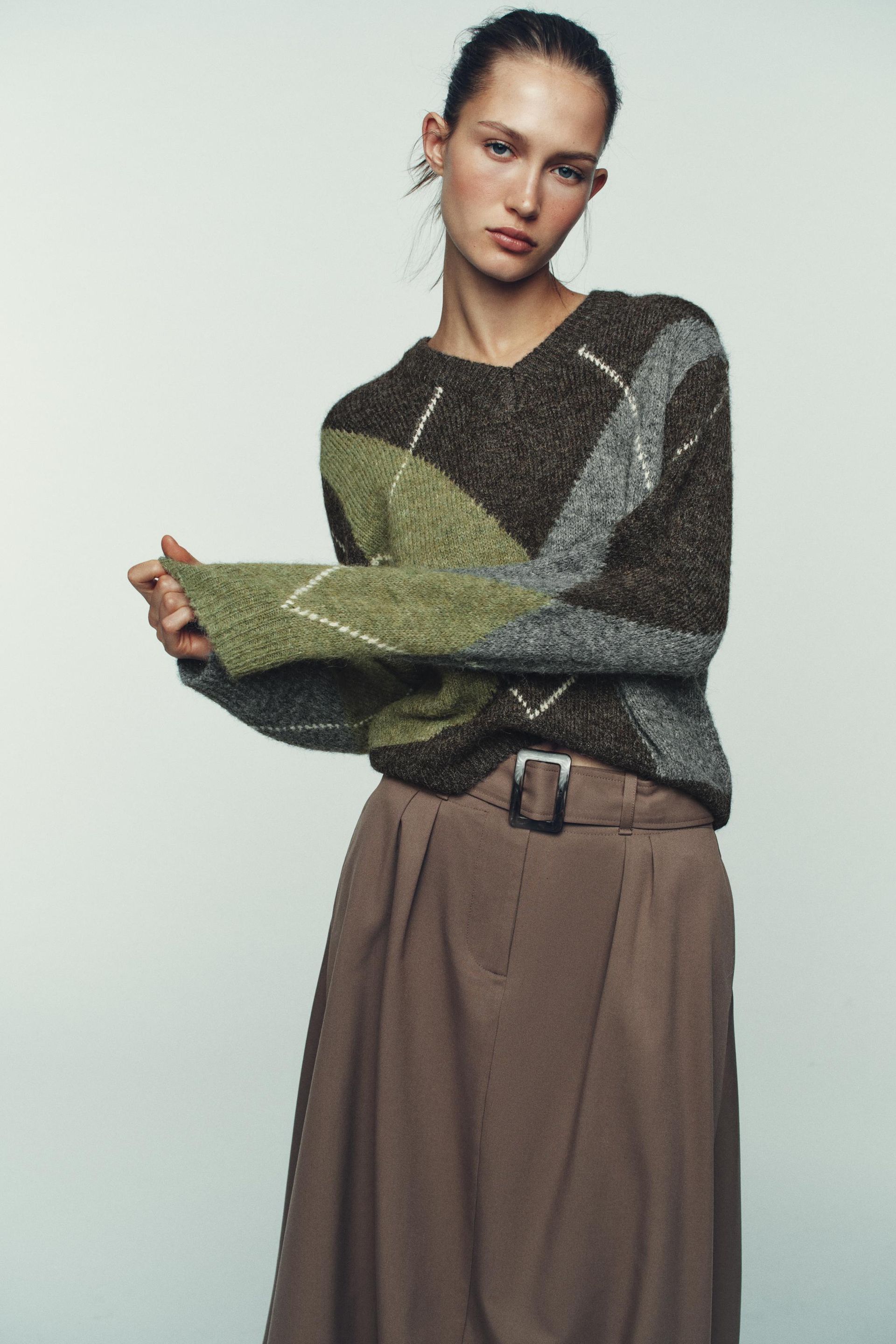 Diamond Knit Jumper