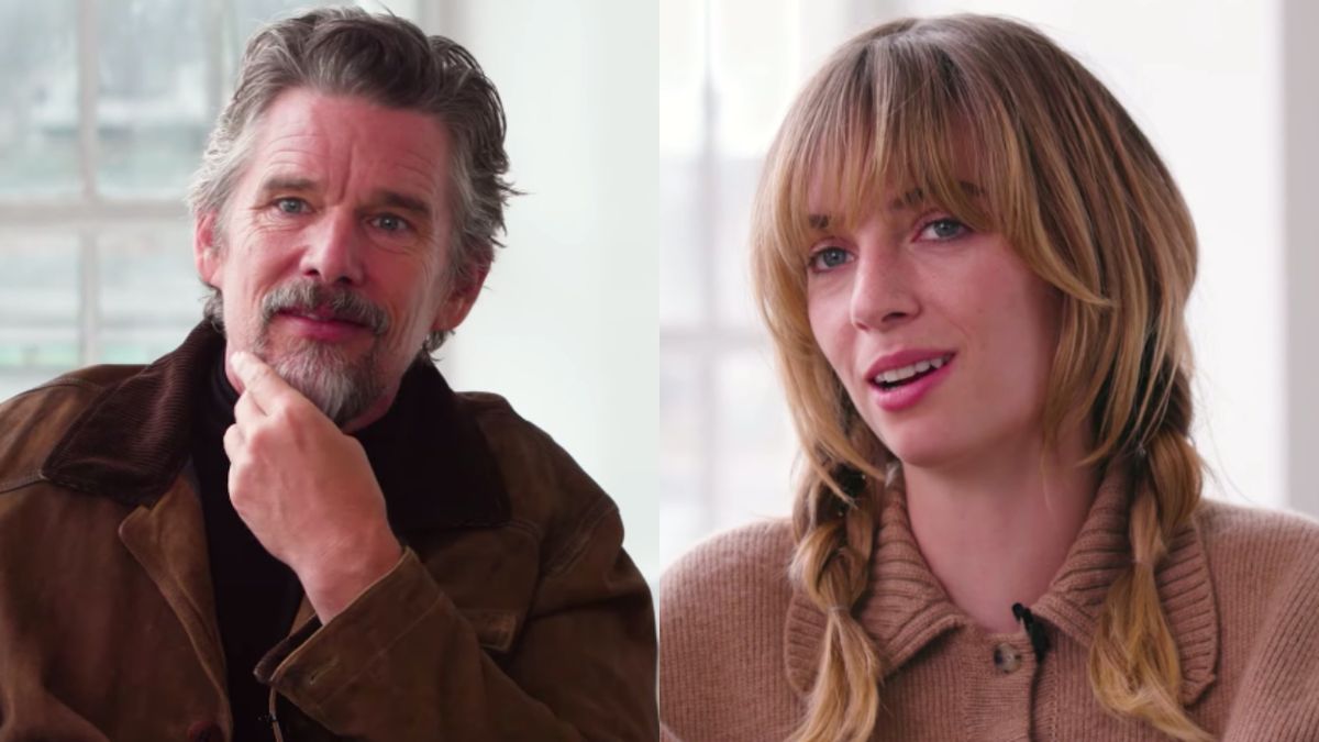 Ethan Hawke and Maya Hawke