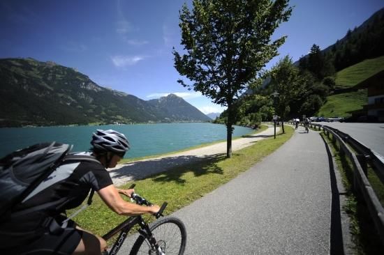 A bike path section of the course